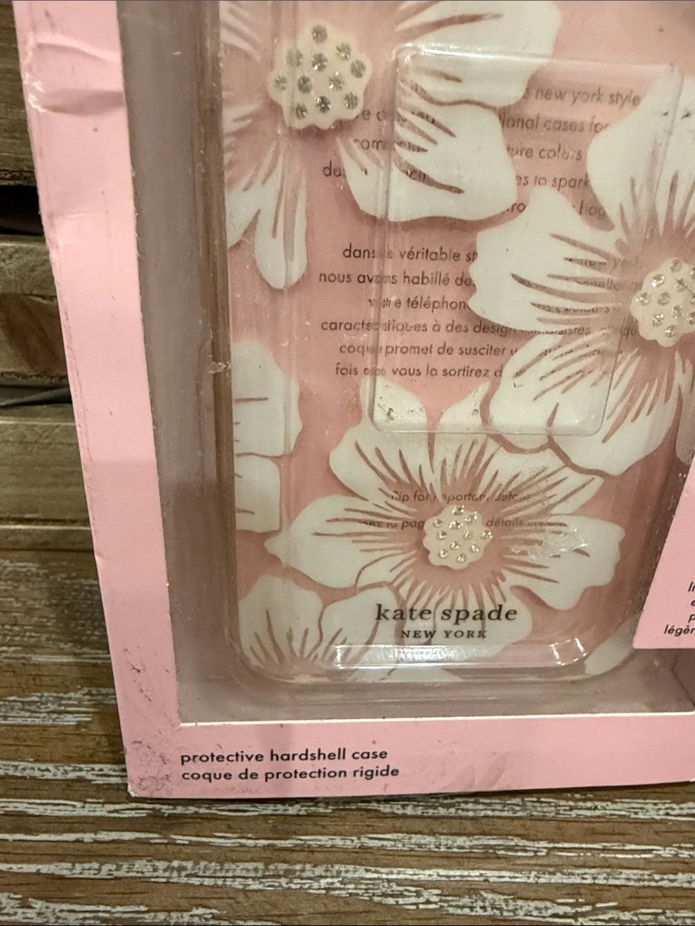 kate spade Pink Floral Hard Shell iPhone Case